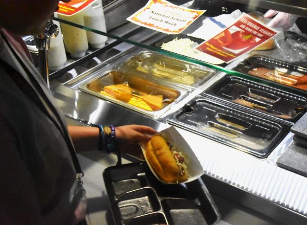 Scrumptious rolls.  On the opposite side of the lunch line, Benson spends her time either making new meatball subs or communicating to students.  Benson and other lunchladys collaborate with AMS to plan meals together and boost each other.  The meals are good in taste and in quality, Benson said.