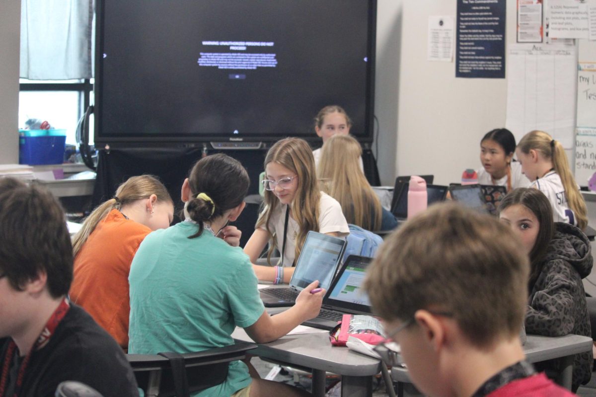 Sixth grade students in Mrs. Morrison’s class worked hard while preparing for their STAAR test. While some students worked on IXL, and others studied and solved problems, all of them worked as hard as they could to prepare. 
