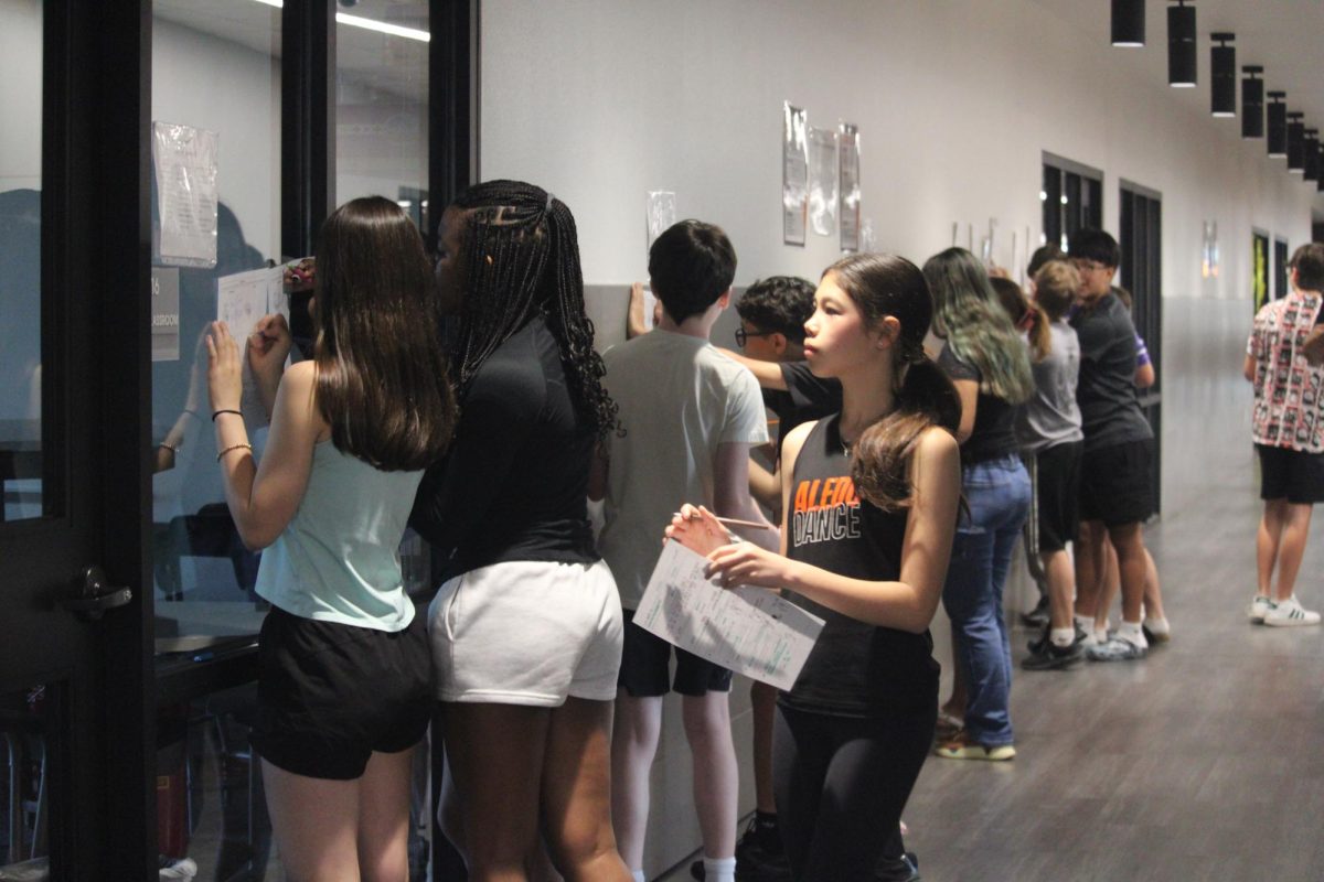 There’s lots of ways students could prepare for STAAR, for example, a scavenger hunt. Seventh grade students in Mrs. Enns’ class work in the hall studying various things so they can be ready for their upcoming STAAR test. Milan Young says, “Yes, preparing in class helps me because in class they give us tips and ways to help us.”
