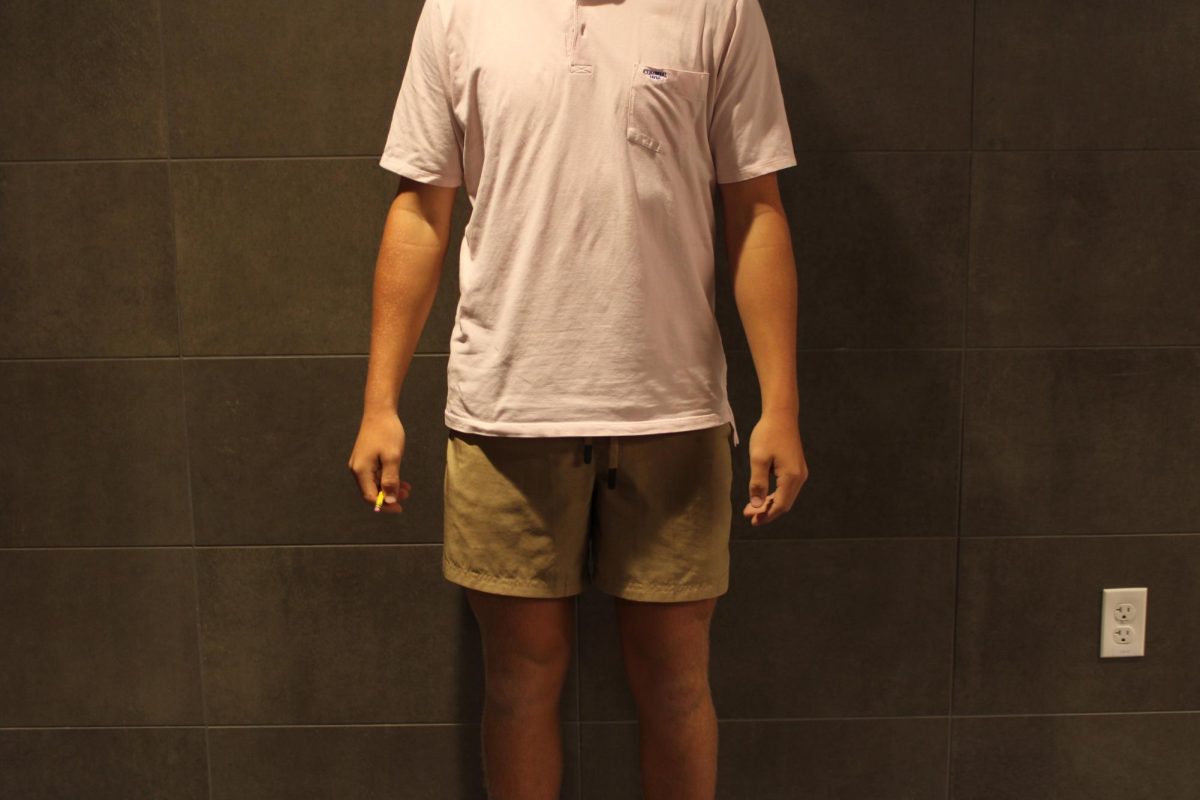 Student in dress code. 